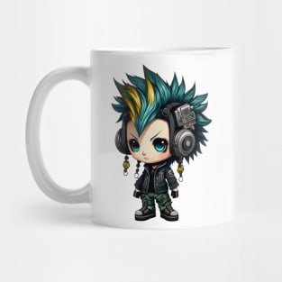 Chibi Punk Boy Mug